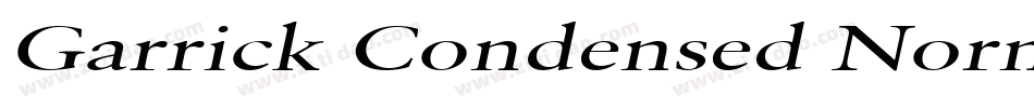 Garrick Condensed Normal字体转换
